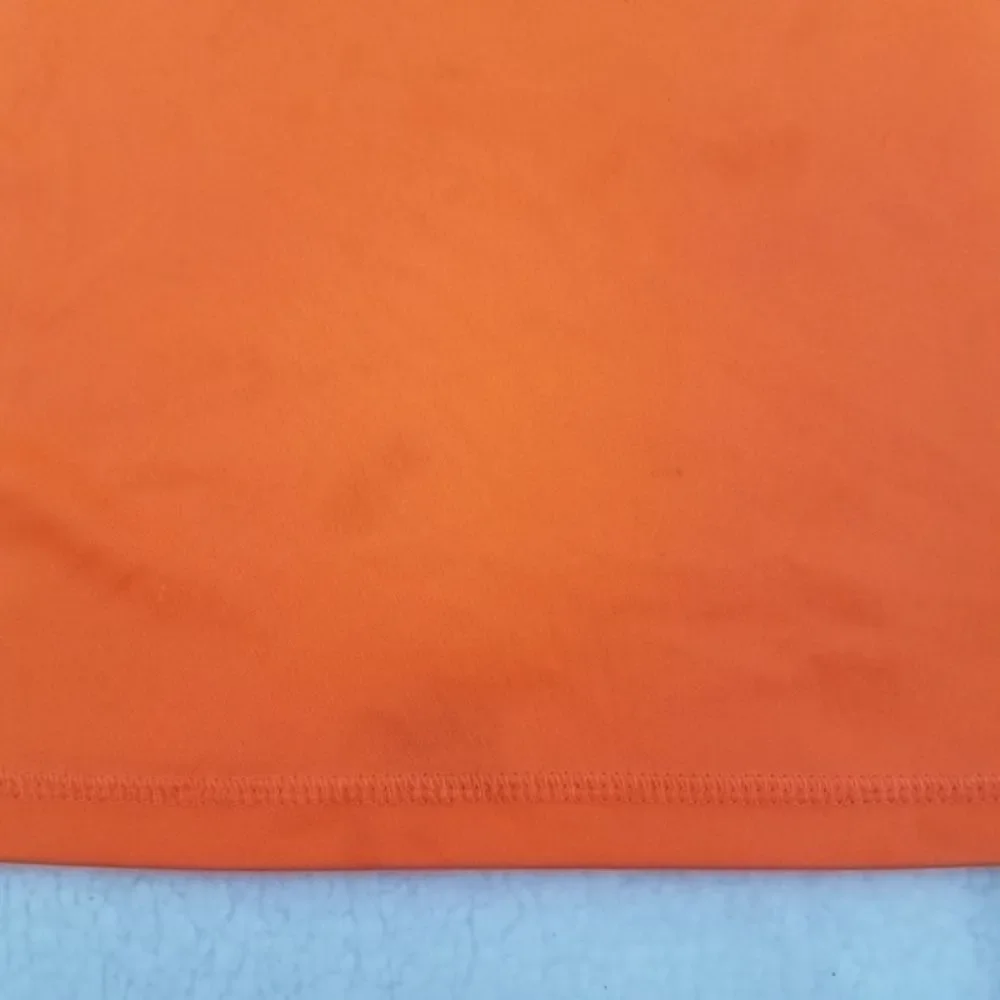 Spyder Tee Kids S Orange Logo Short Sleeve Bright Neon Stripe Spider Graphic